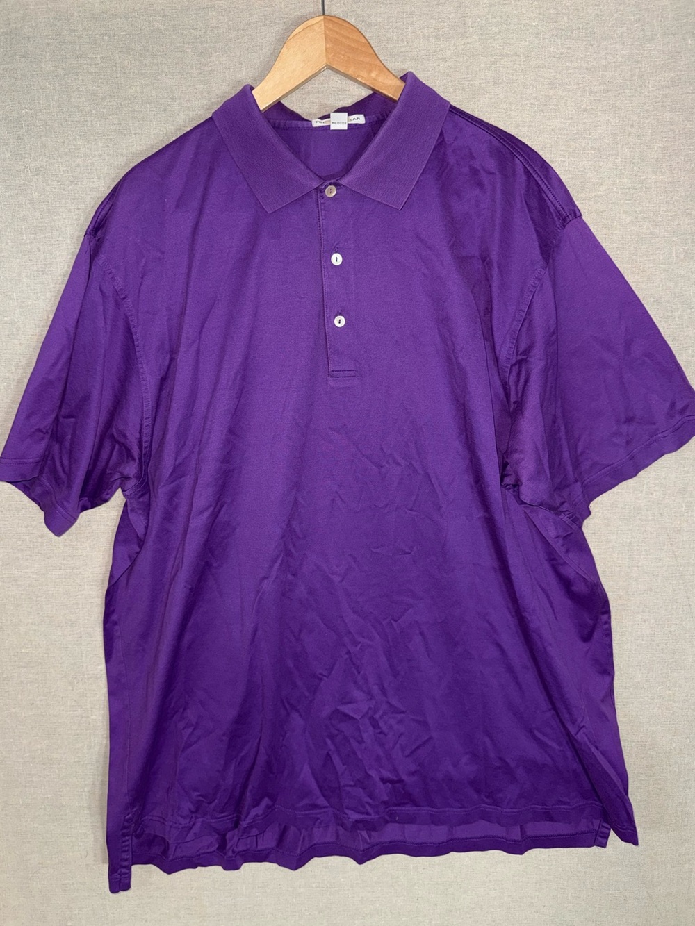 Purple Peter Millar polo